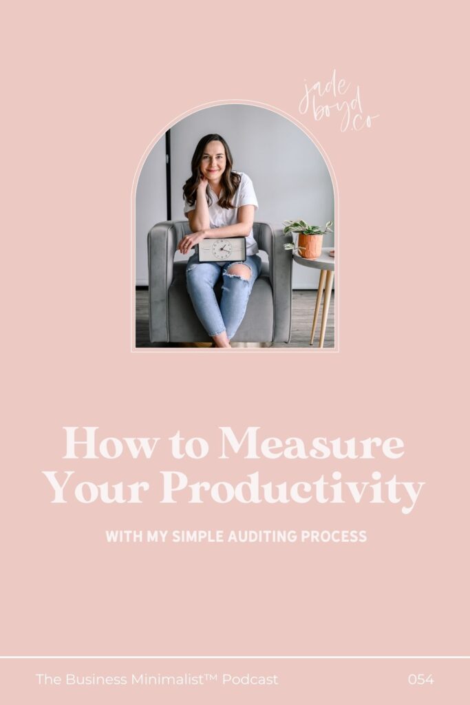How to Measure Your Productivity | The Business Minimalist™ Podcast